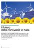 Il futuro delle rinnovabili in Italia
