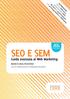 SEO E SEM. Guida avanzata al Web Marketing MARCO MALTRAVERSI BEST SELLER. IN OMAGGIO fino a 100 euro. e la prova gratuita di SEOzoom