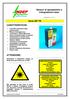 Sensori di spostamento a triangolazione laser. Serie IDP TR CARATTERISTICHE: ATTENZIONE: