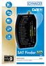 FINDER. SAT Finder MANUALE. SF9002 SAT-Finder HD con 18 posizioni satellitari