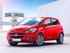 LISTINO NUOVA OPEL CORSA