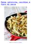 Penne salsiccia, zucchine e fiori di zucca