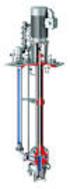 Vertically suspended line-shaft centrifugal pumps Pompe centrifughe sospese ad asse verticale