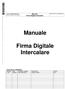 Manuale. Firma Digitale Intercalare