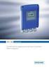 IFC 300. Manuale. Convertitore di segnale per misuratori di portata elettromagnetici