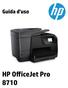 HP OfficeJet Pro 8710 All-in-One series. Manuale dell'utente
