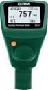 Manuale utente Extech CG204 Tester Spessore Rivestimento