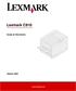 Lexmark C910. Guida di riferimento. ottobre