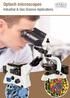 Optech microscopes. Industrial & Geo Science Applications