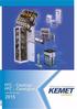 KEMET Electronics Italia S.r.l. Catalogo PFC 2015 PFC Catalogue /20