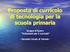 IPOTESI DI DECLINAZIONE DEL CURRICOLO DI ITALIANO - SEZIONE TRAGUARDI DI ABILITÀ E CONOSCENZE