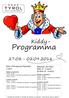 Programma. Kiddy Nido Principessa Pipinella 2 anni. Miniclub Re Pipo Mini (3-5 anni) & Maxi (6-9 anni)