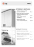 IM093.0 ISTRUZIONI DI MONTAGGIO ASSEMBLY DIAGRAM. > PONTI AD ANGOLO E LINEARI CON ANTE A BATTENTE Pag. 1