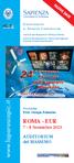 Roma - EuR 7-8 Novembre del massimo. Presidente Prof. Giorgio Palazzini. Scuola di Specializzazione in Chirurgia Generale