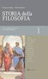 STORIA DELLA FILOSOFIA