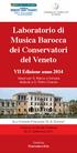Laboratorio di Musica Barocca dei Conservatori del Veneto