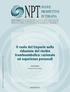 NPT NUOVE PROSPETTIVE IN TERAPIA. Il ruolo del treparin nella riduzione del rischio tromboembolico: razionale ed esperienze personali.