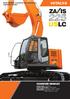 ESCAVATORE IDRAULICO. Serie ZAXIS-3 versione con rotazione a ingombro ridotto