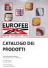 CATALOGO DEI PRODOTTI