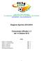 Stagione Sportiva 2015/2016. Comunicato Ufficiale n. 5 del 14 Ottobre 2015