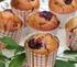 Muffins al farro, bevanda ai tre cereali e ciliegie