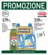 PROMOZIONE 3,79 3,59 40% OLIO EXTRA VERGINE DI OLIVA IL SUCCOLIVA ARIOLI 1 litro AMMORBIDENTE COCCOLINO ARIA DI PRIMAVERA.