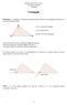 Progetto Matematica in Rete - Geometria euclidea - Triangoli - I triangoli