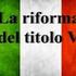 Referendum Costituzionale e revisione Titolo V della parte II della Costituzione. 17 Novembre 2016 Indagine demoscopica