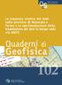 Quaderni di. La sequenza sismica del 2010 nelle province di Macerata e Fermo e la sperimentazione della trasmissione dei dati in tempo reale via UMTS