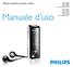 Philips GoGear lettore audio SA1300 SA1330. senza sintonizzatore FM SA1305 SA1333 SA1335. Manuale d uso. con sintonizzatore FM