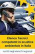 Rinnovo elenco tecnici competenti in acustica della Provincia autonoma di Trento
