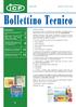 Bollettino Tecnico FOCUS SOMMARIO