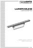 LUMIPIX9UHE MANUALE UTENTE USER MANUAL LINEAR LED BATTEN IT - EN