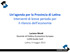 Un agenda per la Provincia di La2na Interven( di breve periodo per il rilancio dell economia