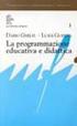 PROGRAMMAZIONE EDUCATIVA E DIDATTICA