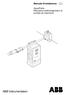 ABB Instrumentation. Manuale d'installazione. AquaProbe Misuratore elettromagnetico di portata ad inserzione. ABB Kent -Taylor. Connection Information