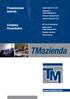 TMazienda. Presentazione Azienda. Company Presentation.