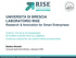 UNIVERSITÀ DI BRESCIA LABORATORIO RISE Research & Innovation for Smart Enterprises