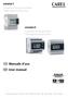 Manuale d'uso User manual. emeter1. emeter3. Contatore di energia trifase Three-phase energy meter