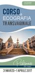 PROGRAMMA SCIENTIFICO ECOGRAFIA. Transvaginale. Palermo. NH Hotel. 31 Marzo - 1 Aprile 2017