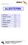 ALBSTEPM5A. albatros. Descrizione pagina 2. Specifiche tecniche pagine 3. Layout pagina 4. Mappe di cablaggio pagina 5, 6. Cablaggio Motore pagina 7