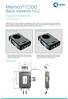 Memco C100. Base Variants 1 e 2. Manuale d istallazione. Dimensioni (mm) Ref No. C (I) Version 2