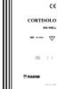 CORTISOLO EIA WELL REF KS18EW. Italiano p. 3 English p. 12. M135 Rev.6 09/2007