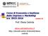 Corso di Economia e Gestione delle Imprese e Marketing a.a Lezione 16 Prof. Elena Cedrola