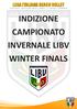 INDIZIONE CAMPIONATO INVERNALE LIBV WINTER FINALS