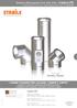 Sistema Monoparete inox AISI 316L STABILE PS Single-Wall System inox AISI 316L - Système Simple Paroi inox AISI 316L STABILE PS