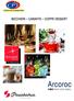 FORNITURE ALBERGHIERE BICCHIERI CARAFFE COPPE DESSERT