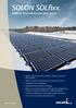 SOLON SOLfixx. Sistema fotovoltaico per tetti piani.