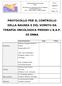 PROTOCOLLO PER IL CONTROLLO DELLA NAUSEA E DEL VOMITO DA TERAPIA ONCOLOGICA PRESSO L A.S.P. DI ENNA