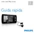 Lettore audio Philips GoGear SA1MUS04 SA1MUS08 SA1MUS16 SA1MUS32. Guida rapida